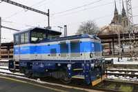 Nová posunovací lokomotiva ve zkušebním provozu