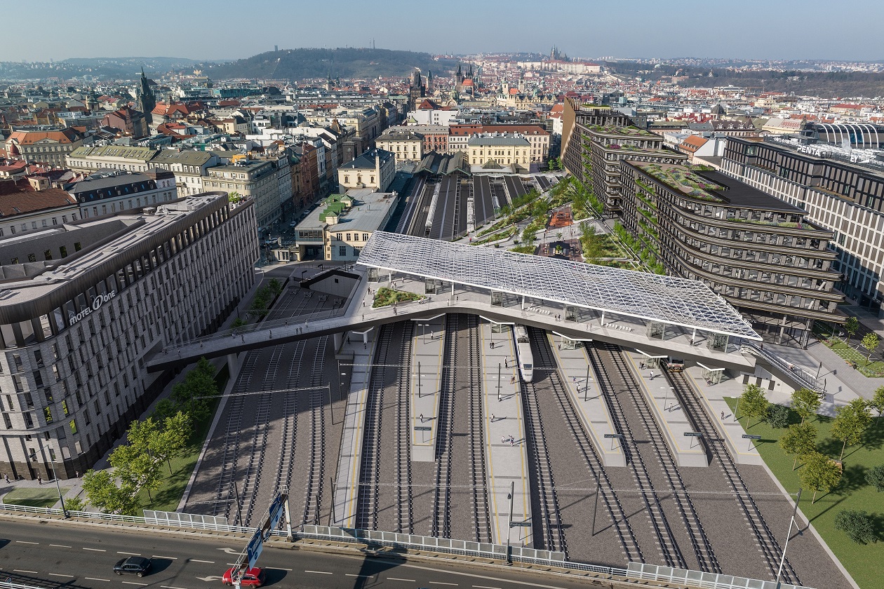 Masarykovo nádraží získá díky modernizaci unikátní platformu