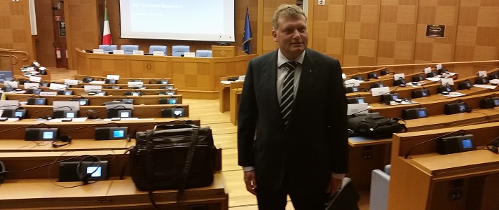 Generální ředitel ČD Pavel Krtek zavítal na shromáždění UIC