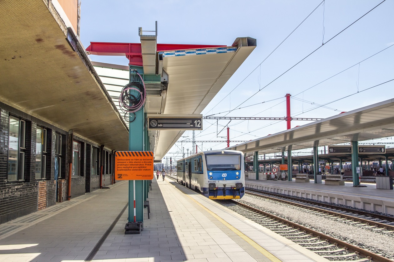 Pardubice hlásí hotové 1. a 2. nástupiště