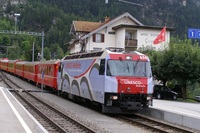 Švýcaři chystají na páteřní trať Albulabahn „railjet“ pro metrový rozchod