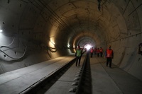 První vlak projede Ejpovickým tunelem v listopadu